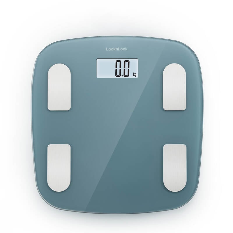 Cân Sức Khỏe Điện Tử LocknLock Body Fat Scale 310x300x21mm, 180Kg - 2 Màu (Đen, Xanh Dương) - ENC541 image number null